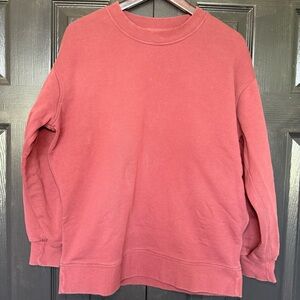 lululemon athletica Men's Crewneck Sweater in Rust Red